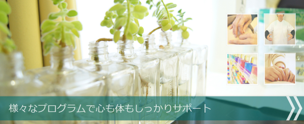 様々なプログラムで心も体もしっかりサポート
